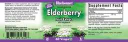 Label for Standardized Elderberry Fruit Extract