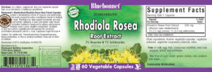 Standardized Rhodiola Rosea Root Extract