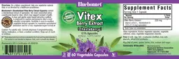 Label for Standardized Vitex Berry Extract