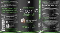 Label for Coconut 1000 mg