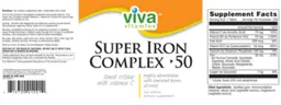 Label for Super Iron Complex 50