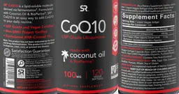 Label for CoQ10 100 mg