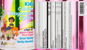 Kids' Calcium Magnesium Citrate Natural Mixed Fruit Flavor