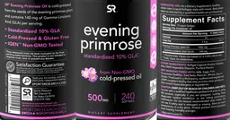 Label for Evening Primrose Oil 500 mg