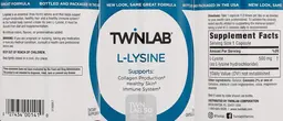 Label for L-Lysine