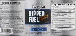 Label for Ripped Fuel Extreme