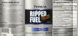 Label for Ripped Fuel Extreme