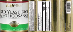 Label for Red Yeast Rice & Policosanol