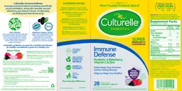 Label for Immune Defense Great Mixed Berry Flavor