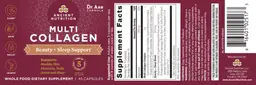 Label for Multi Collagen Beauty + Sleep Support
