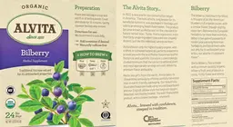 Label for Bilberry