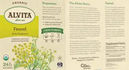 Label for Fennel