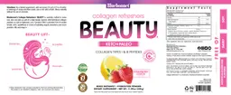 Label for Collagen Refreshers Beauty Strawberry Lemon Flavor