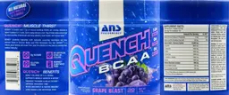 Label for Quench BCAA Grape Blast