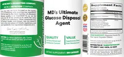 Label for MD's Ultimate Glucose Disposal Agent