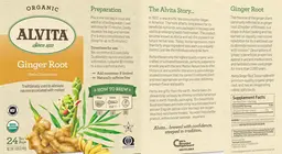 Label for Ginger Root