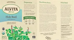 Label for Holy Basil