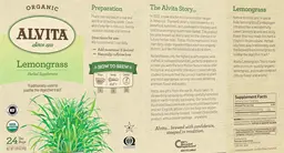 Label for Lemongrass