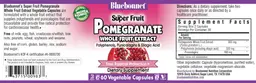 Label for Pomegranate Whole Fruit Extract