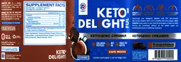 Label for Keto1 Delightful Cafe Mocha
