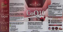 Label for CoQ10 200 mg