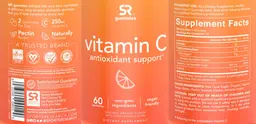 Label for Vitamin C Gummies