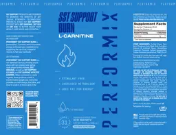 Label for SST Support Burn Ice Berry