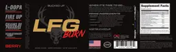 Label for LFG Burn Berry