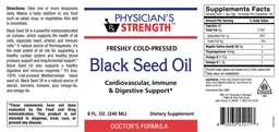 Label for Black Seed Oil