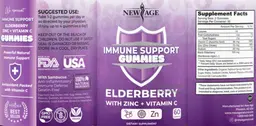 Label for Immune Support Gummies