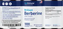 Label for Brilliant Berberine 1000 mg