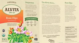 Label for Rose Hips