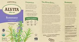 Label for Rosemary
