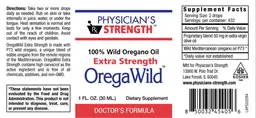 Label for OregaWild Extra Strength