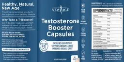 Label for Testosterone Booster Capsules