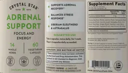Label for Adrenal Support