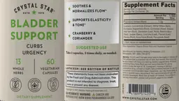 Label for Bladder Support