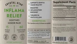 Label for Inflama Relief