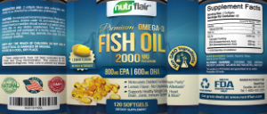 Fish Oil 2000 mg Lemon Flavor