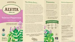 Label for Valerian-Peppermint
