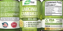 Label for Garcinia Cambogia
