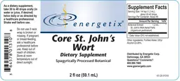 Label for Core St. John's Wort