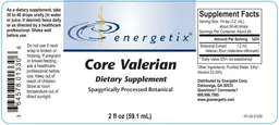 Label for Core Valerian