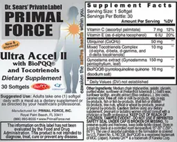 Label for Ultra Accel II