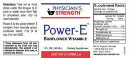 Label for Power-E