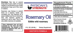Label for Rosemary Oil