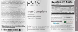 Label for Iron Complete