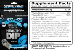 Label for Healthy Dip Cool Mint Chill
