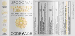 Label for Fermented Turmeric