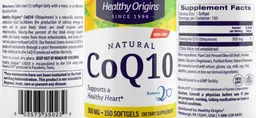 Label for CoQ10 300 mg